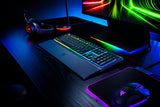Razer Ornata V3 Laidinė žaidimų klaviatūra, USB, RGB LED, US, Mecha-membrane switch, Juoda
