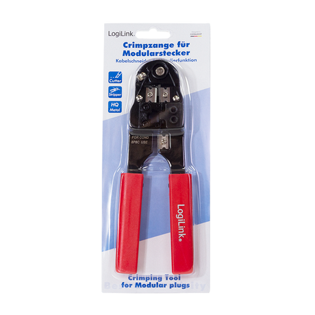Logilink | Crimping tool for RJ45 with cutter metal