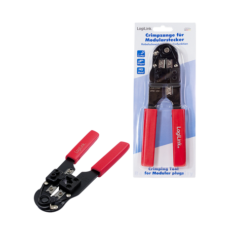 Logilink | Crimping tool for RJ45 with cutter metal