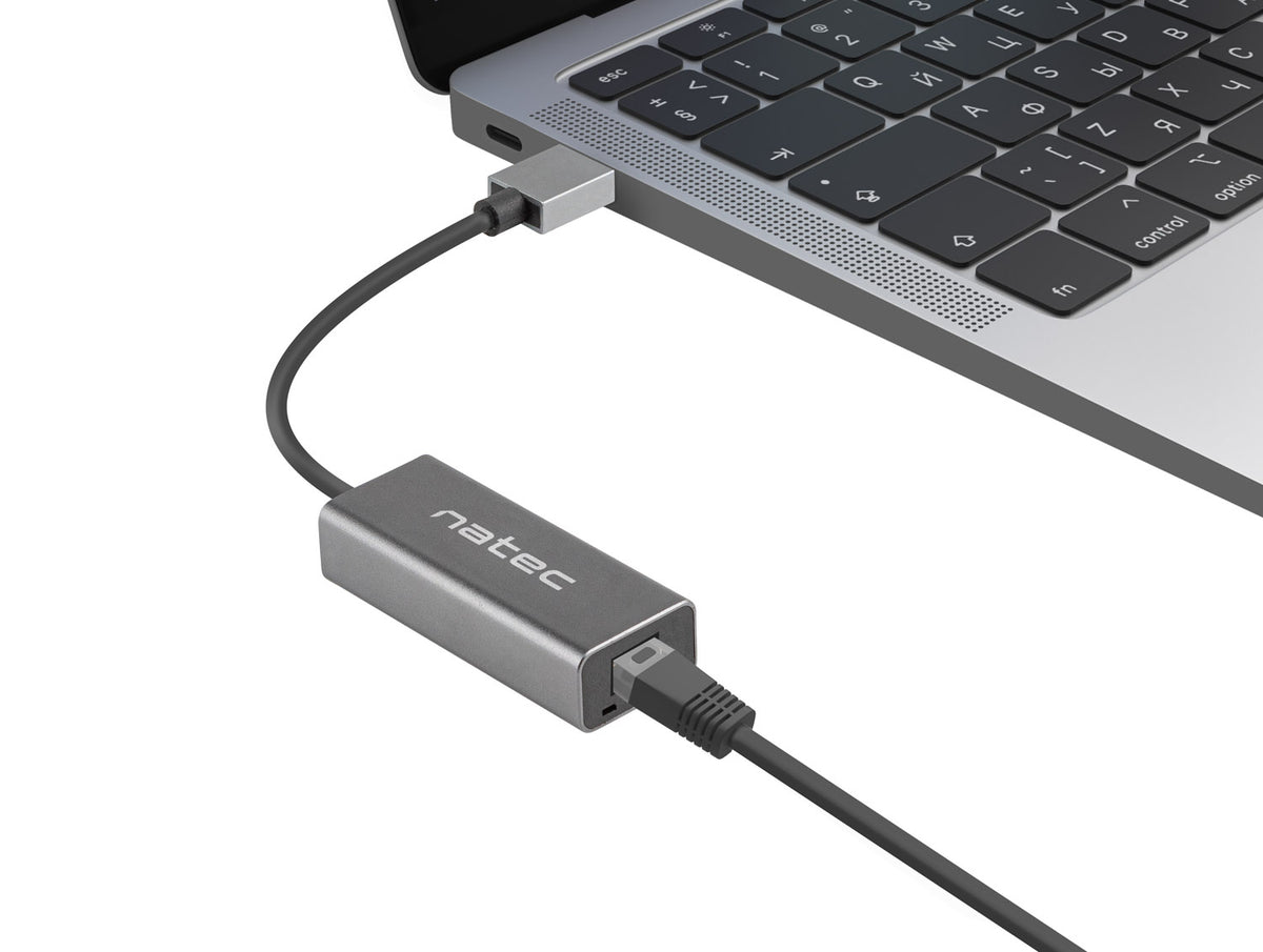 Natec Ethernet Adapter, Cricket USB 3.0, USB 3.0 to RJ45, Black | Natec | Ethernet Adapter Network Card | NNC-1924 Cricket USB 3.0