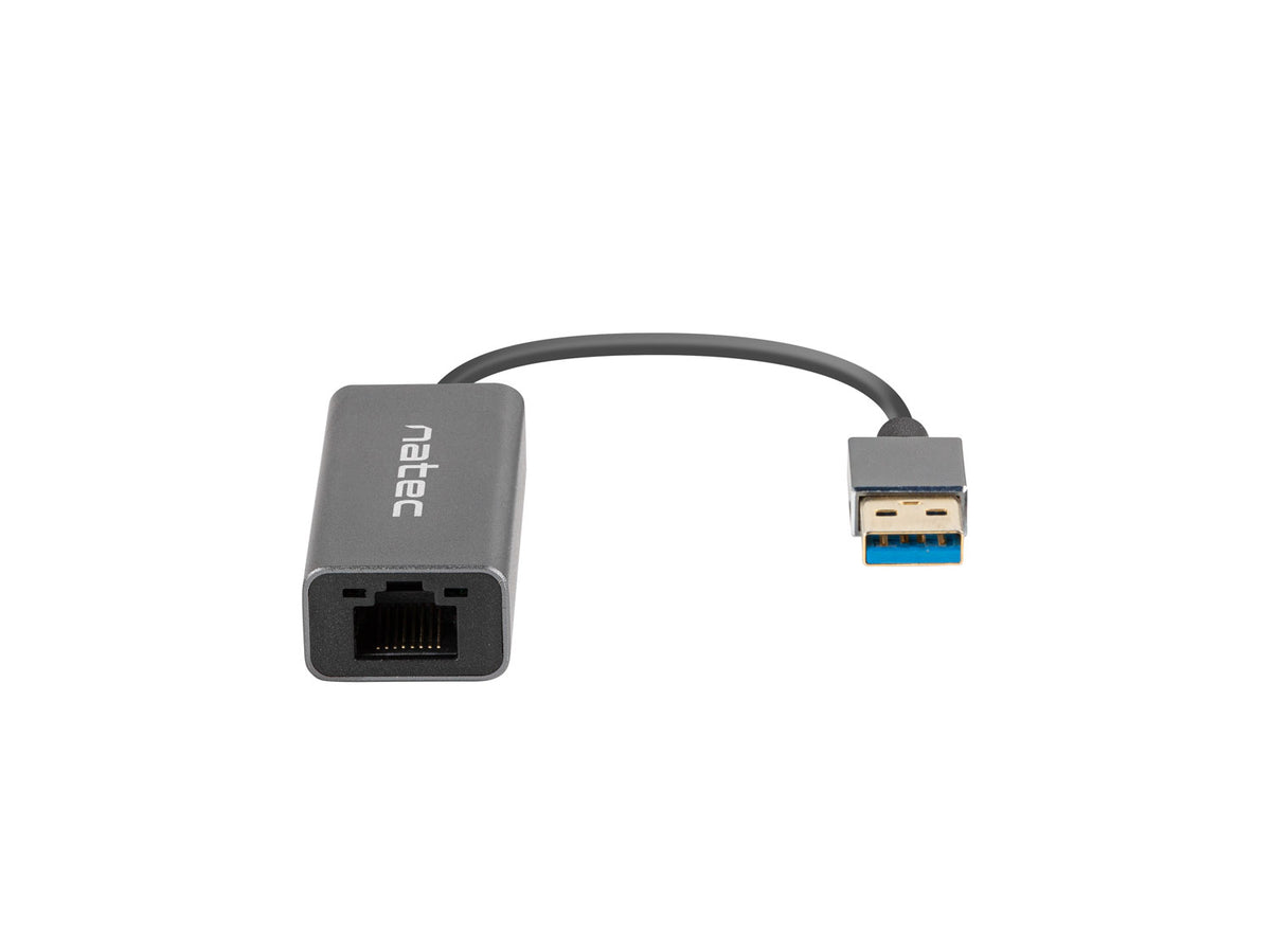 Natec Ethernet Adapter, Cricket USB 3.0, USB 3.0 to RJ45, Black | Natec | Ethernet Adapter Network Card | NNC-1924 Cricket USB 3.0