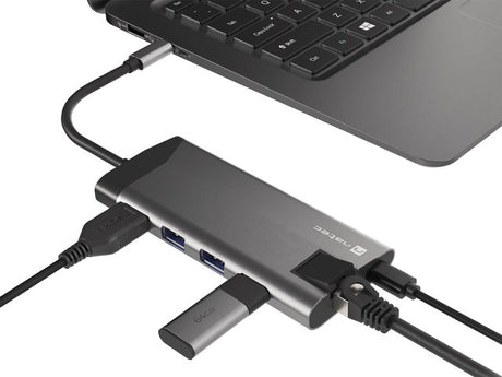 Natec | USB-C Multiport Adapter | NMP-1690 | Grey | USB Type-C | 0.15 m