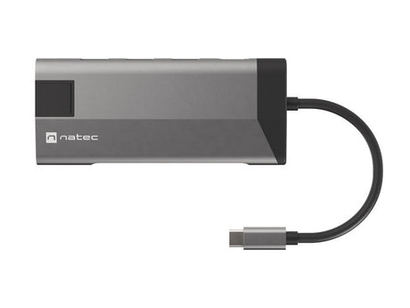 Natec | USB-C Multiport Adapter | NMP-1690 | Grey | USB Type-C | 0.15 m