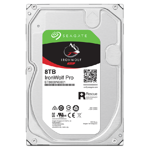 SEAGATE Ironwolf PRO NAS HDD 8TB SATA