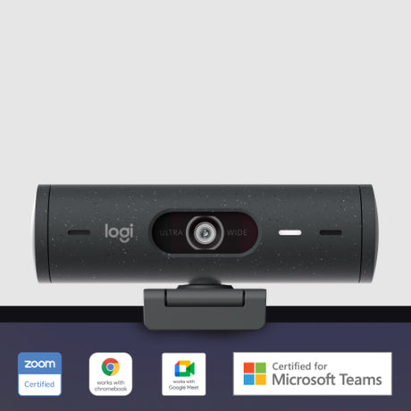 Internetinė kamera Logitech Brio 500 4 MP 1920 x 1080 pixels USB-C Grafito spalvos