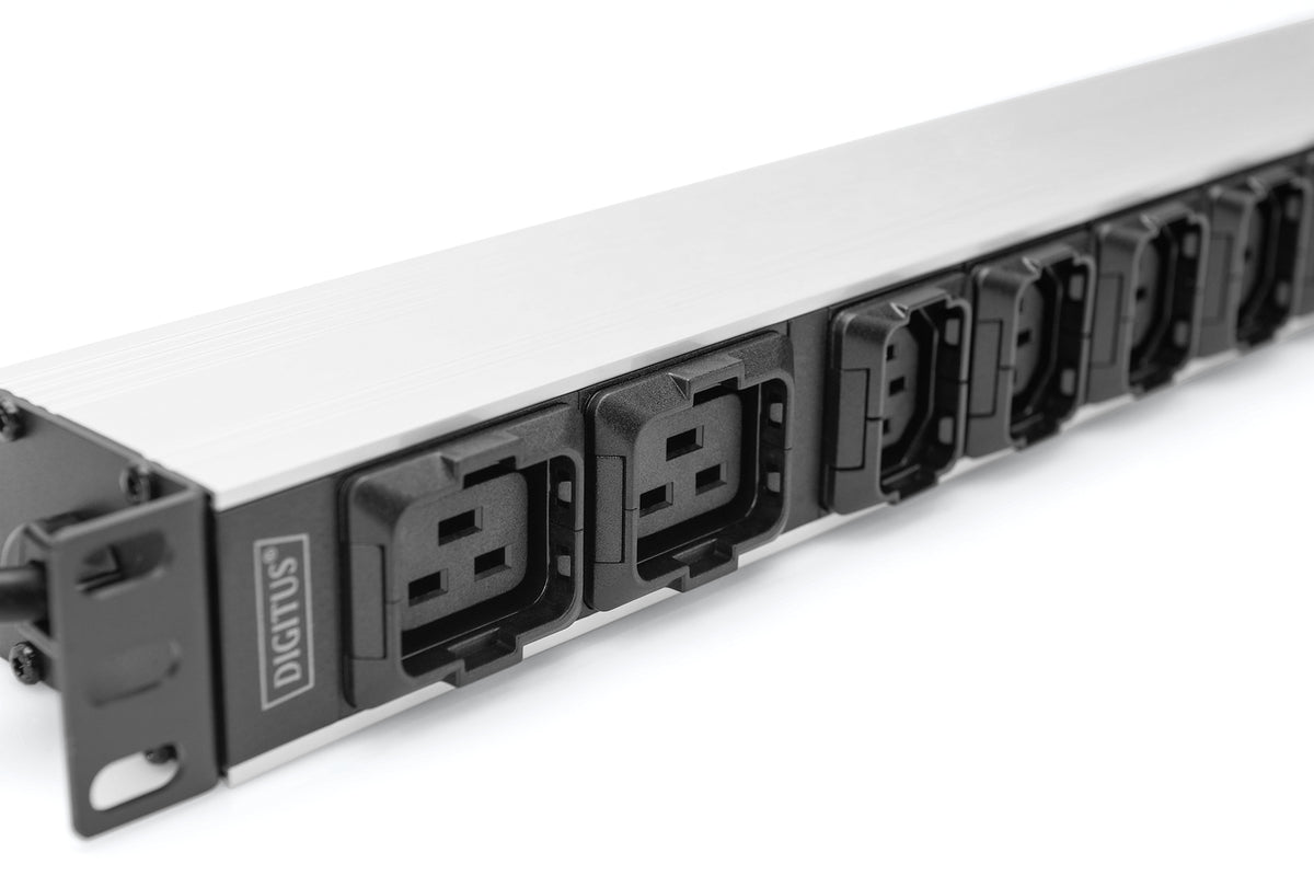 Digitus | Socket Strip with Aluminum Profile, 10-way, IEC C20 plug | DN-95427 | Sockets quantity 7