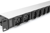 Digitus | Socket Strip with Aluminum Profile, 10-way, IEC C20 plug | DN-95427 | Sockets quantity 7