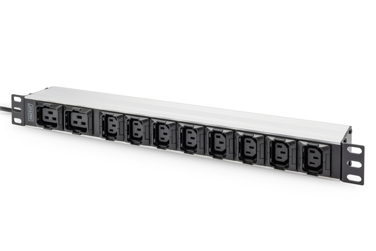 Digitus | Socket Strip with Aluminum Profile, 10-way, IEC C20 plug | DN-95427 | Sockets quantity 7