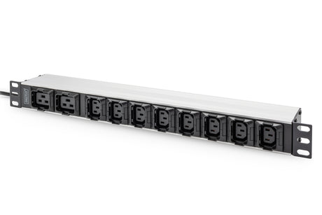 Digitus | Socket Strip with Aluminum Profile, 10-way, IEC C20 plug | DN-95427 | Sockets quantity 7
