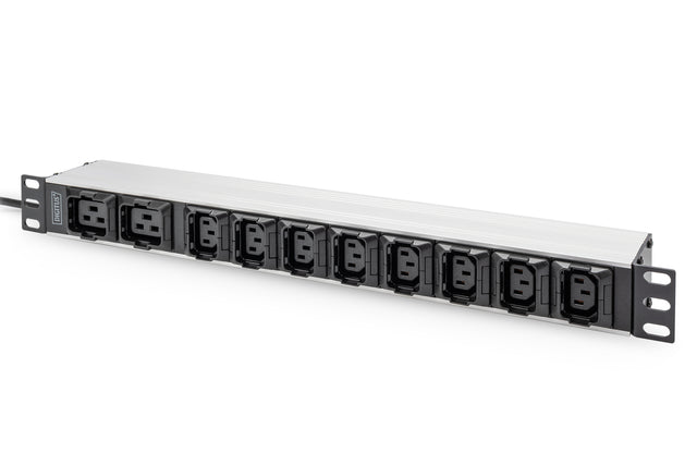 Digitus | Socket Strip with Aluminum Profile, 10-way, IEC C20 plug | DN-95427 | Sockets quantity 7