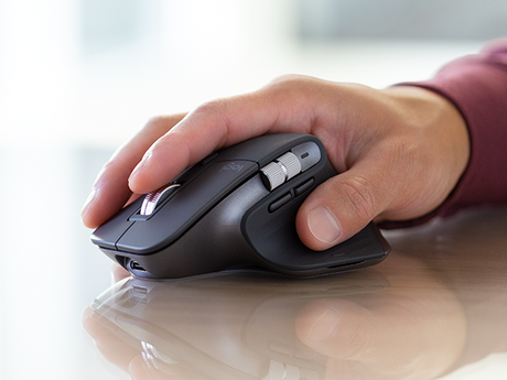 Logitech MX Master 3S for Business Belaidė pelė RF Wireless + Bluetooth, Laser, 8000 DPI, Graphite