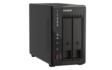 QNAP | 2-Bay desktop NAS | TS-253E-8G | Intel Celeron | J6412 4-core | Processor frequency 2.6 GHz | 8 GB