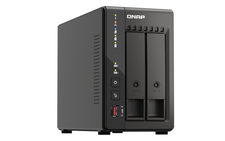 QNAP | 2-Bay desktop NAS | TS-253E-8G | Intel Celeron | J6412 4-core | Processor frequency 2.6 GHz | 8 GB