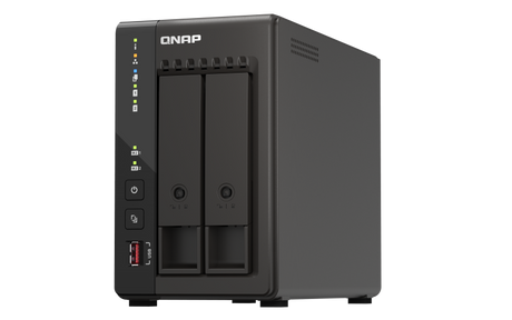 QNAP | 2-Bay desktop NAS | TS-253E-8G | Intel Celeron | J6412 4-core | Processor frequency 2.6 GHz | 8 GB