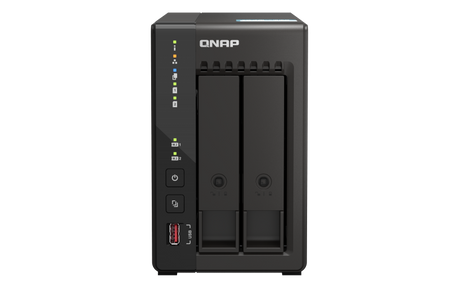 QNAP | 2-Bay desktop NAS | TS-253E-8G | Intel Celeron | J6412 4-core | Processor frequency 2.6 GHz | 8 GB