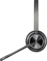Poly Voyager 4320 MS Teams Belaidės ausinės, Bluetooth, USB-A, +BT700 dongle, +Charging Stand, Juoda