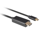 Lanberg USB-C to HDMI Cable, 1 m 4K/60Hz, Black | Lanberg | USB-C to HDMI Cable | CA-CMHD-10CU-0010-BK | 1 m
