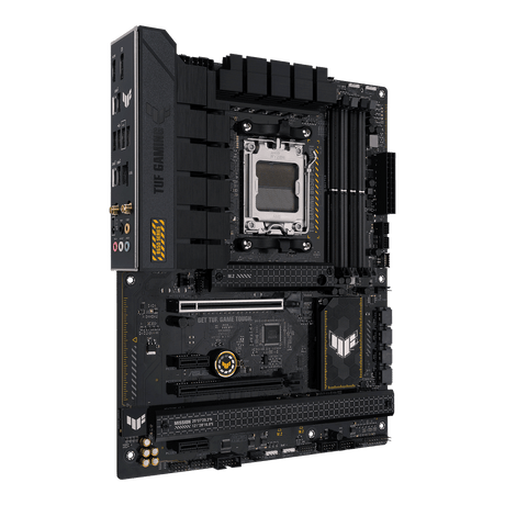 Asus | TUF GAMING B650-PLUS WIFI | Processor family AMD | Processor socket  AM5 | DDR5 DIMM | Memory slots 4 | Supported hard disk drive interfaces 	SATA, M.2 | Number of SATA connectors 4 | Chipset  AMD B650 | ATX