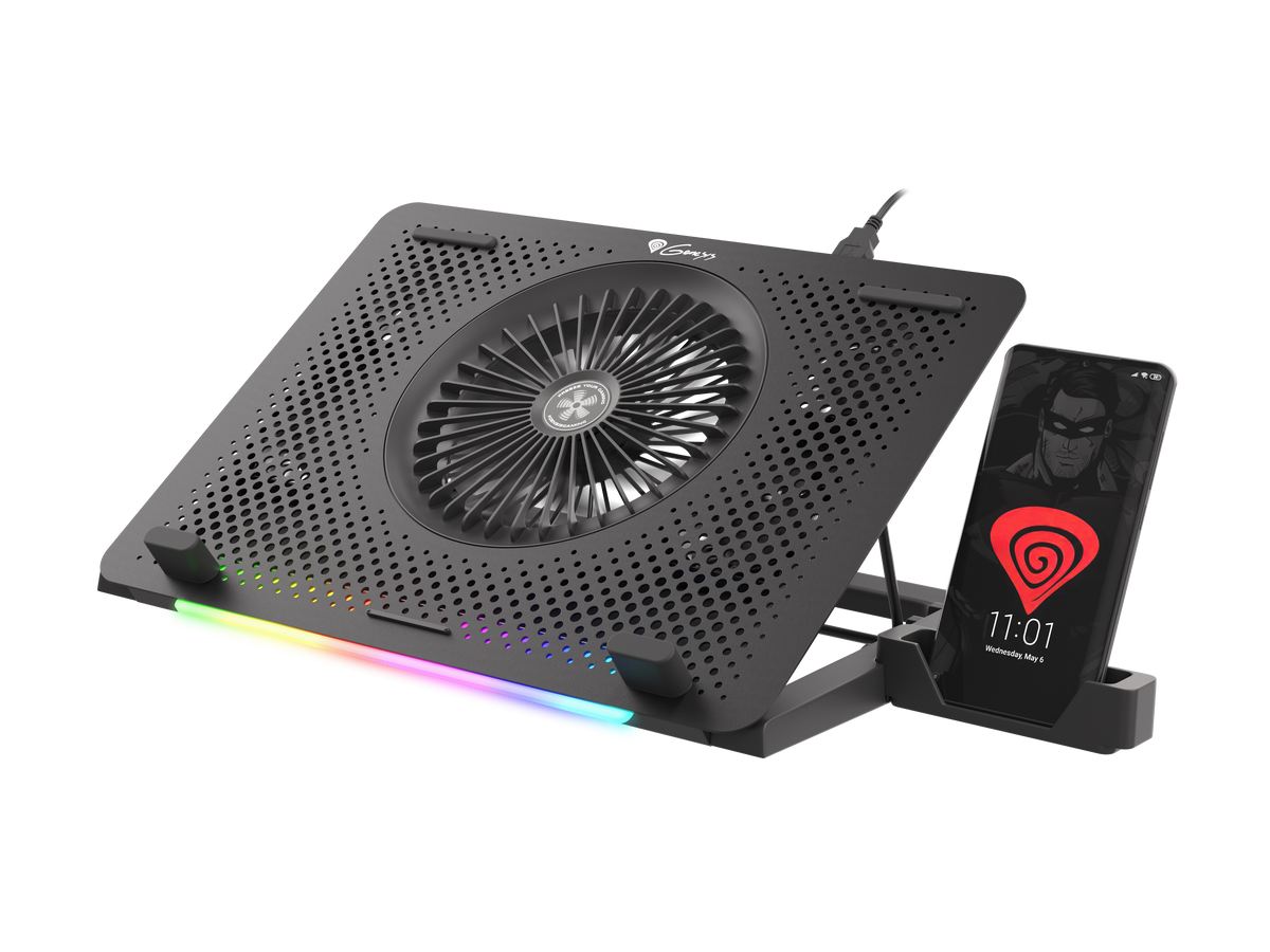 Genesis | Laptop Cooling Pad | OXID 450 | 260 x 360 x 40 mm | Black