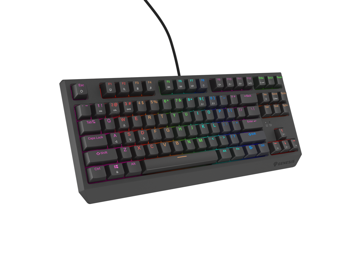 Genesis THOR 230 | Mechanical Gaming Keyboard | Wired | US | Outemu Red | Black