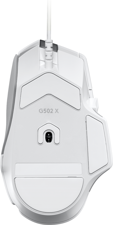 Logitech G G502 X Laidinė žaidimų pelė USB Type-A, Balta