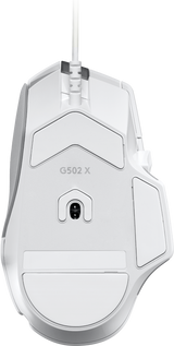 Logitech G G502 X Laidinė žaidimų pelė USB Type-A, Balta