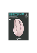 Belaidė pelė Logitech MX Anywhere 3S - RF Wireless + Bluetooth, Laser, 8000 DPI, Rose