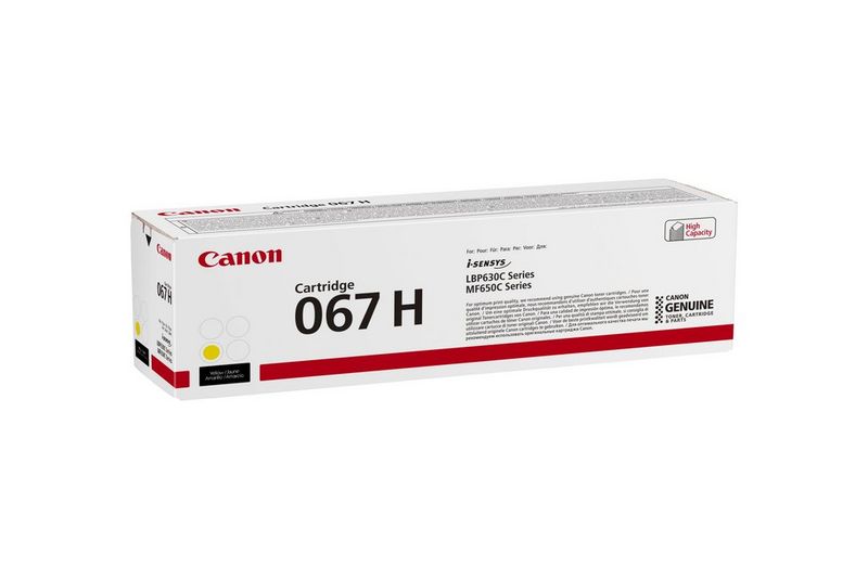 Canon CRG 067H (5103C002) Lazerinė kasetė, Geltona