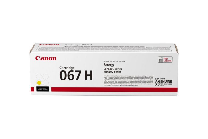 Canon CRG 067H (5103C002) Lazerinė kasetė, Geltona