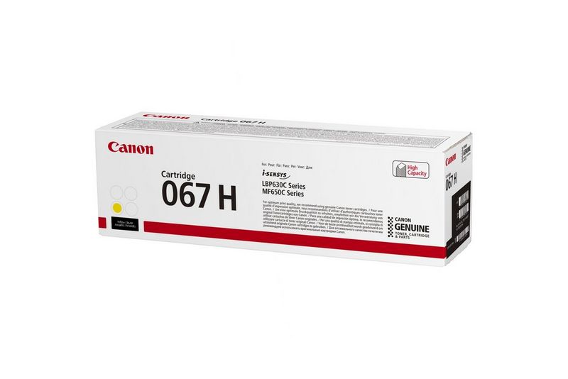 Canon CRG 067H (5103C002) Lazerinė kasetė, Geltona