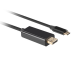 Lanberg USB-C to DisplayPort Cable, 1.8 m 4K/60Hz, Black | Lanberg | USB-C to DisplayPort Cable | CA-CMDP-10CU-0018-BK | Black | 1.8 m