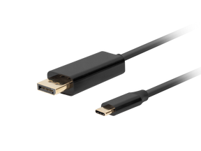 Lanberg USB-C to DisplayPort Cable, 1.8 m 4K/60Hz, Black | Lanberg | USB-C to DisplayPort Cable | CA-CMDP-10CU-0018-BK | Black | 1.8 m
