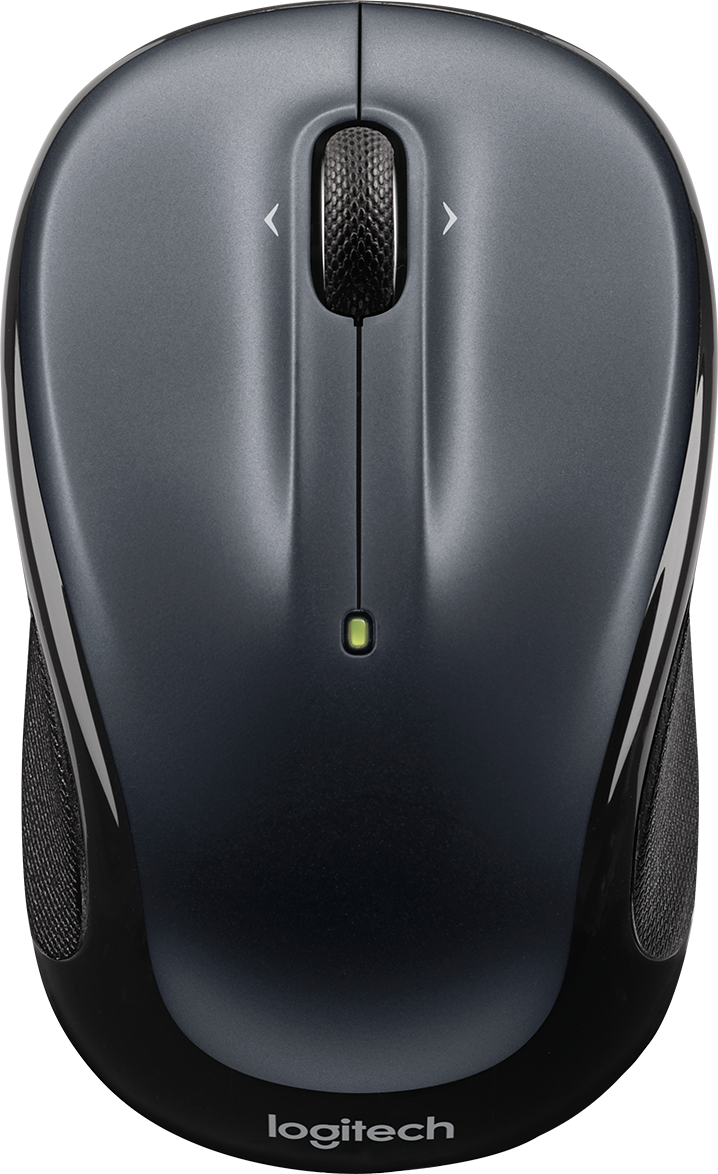 Logitech M325s Belaidė pelė RF Wireless Optical 1000 DPI, Black/Dark Grey
