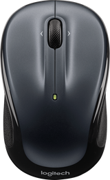 Logitech M325s Belaidė pelė RF Wireless Optical 1000 DPI, Black/Dark Grey