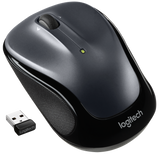 Logitech M325s Belaidė pelė RF Wireless Optical 1000 DPI, Black/Dark Grey