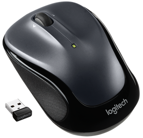 Logitech M325s Belaidė pelė RF Wireless Optical 1000 DPI, Black/Dark Grey
