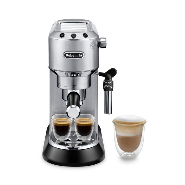 Delonghi | Dedica Espresso Coffee Maker | EC685.M | Pump pressure 15 bar | Built-in milk frother | Semi-automatic | 1300 W | Inox