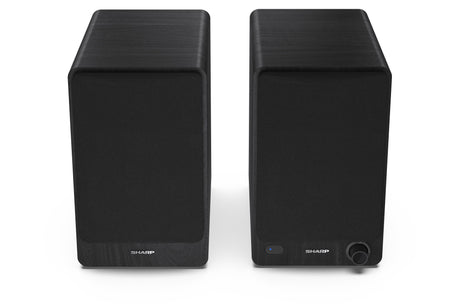 Sharp CP-SS30 Bookshelf Speakers, Black | Sharp | Speakers | CP-SS30(BK) Bookshelf | 60 W | Bluetooth | Wireless connection | Black