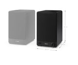 Sharp CP-SS30 Bookshelf Speakers, Black | Sharp | Speakers | CP-SS30(BK) Bookshelf | 60 W | Bluetooth | Wireless connection | Black