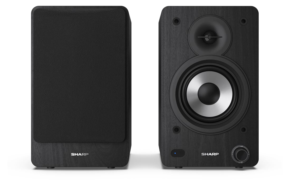 Sharp CP-SS30 Bookshelf Speakers, Black | Sharp | Speakers | CP-SS30(BK) Bookshelf | 60 W | Bluetooth | Wireless connection | Black