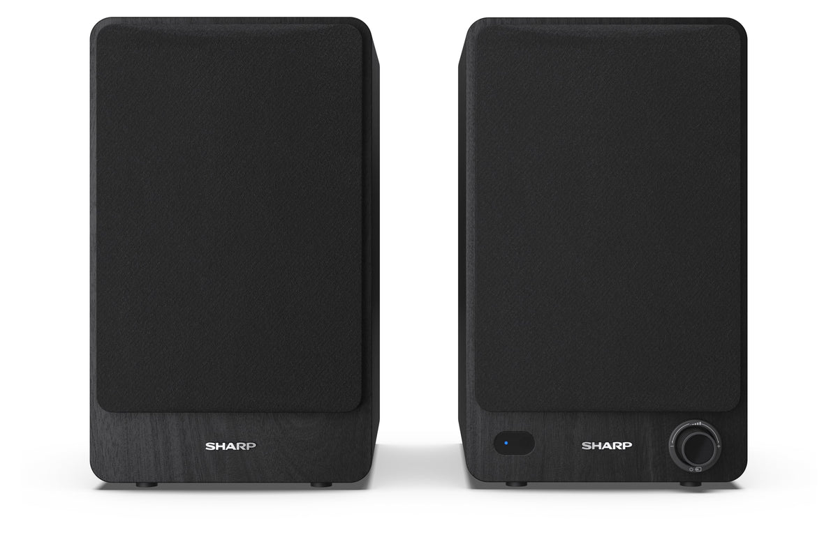 Sharp CP-SS30 Bookshelf Speakers, Black | Sharp | Speakers | CP-SS30(BK) Bookshelf | 60 W | Bluetooth | Wireless connection | Black