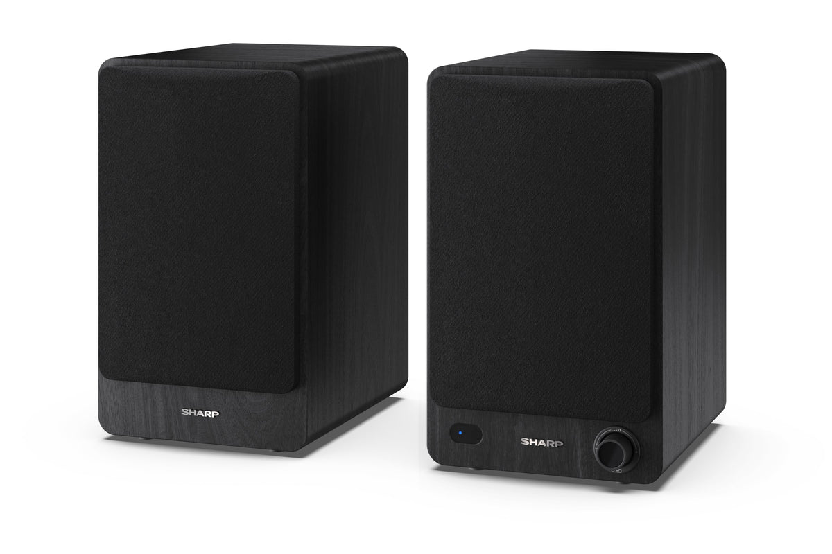Sharp CP-SS30 Bookshelf Speakers, Black | Sharp | Speakers | CP-SS30(BK) Bookshelf | 60 W | Bluetooth | Wireless connection | Black