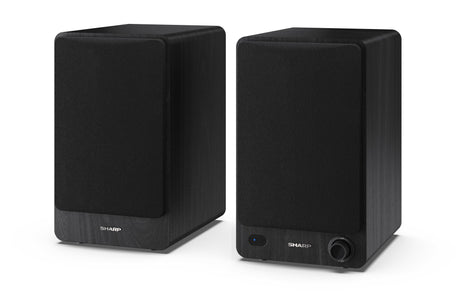 Sharp CP-SS30 Bookshelf Speakers, Black | Sharp | Speakers | CP-SS30(BK) Bookshelf | 60 W | Bluetooth | Wireless connection | Black
