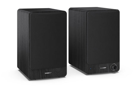 Sharp CP-SS30 Bookshelf Speakers, Black | Sharp | Speakers | CP-SS30(BK) Bookshelf | 60 W | Bluetooth | Wireless connection | Black