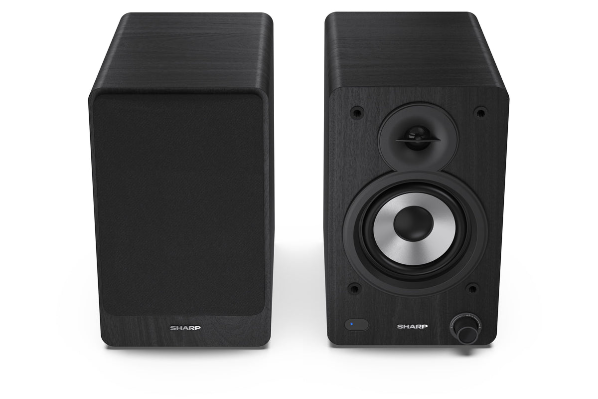 Sharp CP-SS30 Bookshelf Speakers, Black | Sharp | Speakers | CP-SS30(BK) Bookshelf | 60 W | Bluetooth | Wireless connection | Black
