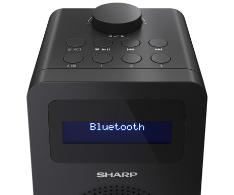 Sharp DR-430(BK) Digital Radio, FM/DAB/DAB+, Bluetooth 5.0, Midnight Black | Sharp | Digital Radio | DR-430(BK) | Bluetooth | Midnight Black