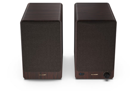 Sharp CP-SS30 Bookshelf Speakers, Brown | Sharp | Speakers | CP-SS30(BR) Bookshelf | 60 W | Bluetooth | Wireless connection | Brown