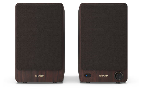 Sharp CP-SS30 Bookshelf Speakers, Brown | Sharp | Speakers | CP-SS30(BR) Bookshelf | 60 W | Bluetooth | Wireless connection | Brown