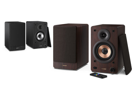Sharp CP-SS30 Bookshelf Speakers, Brown | Sharp | Speakers | CP-SS30(BR) Bookshelf | 60 W | Bluetooth | Wireless connection | Brown