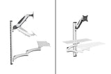 Digitus Wall mount | DA-90451 | Rotate, Swivel | 32 " | Maximum weight (capacity) 8 kg | White/Black
